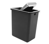 AKOOSY Stainless Steel Countertop Embedded Trash Can Lid Swing Cover for Kitchen Bathroom Vanity Recessed Waste Bin Replacement Fit Touchless Disposal