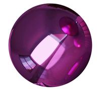 AKOOSY Stainless Steel Reflective Garden Ball Purple Mirror Polished Gazing Globe Outdoor Decorative Sphere for Lawn Patio Contemporary Home Decor