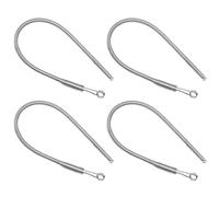 AKOOSY Stainless Steel Spring Drawstring Threader Tool Easy Rope Threader 4pcs with Smooth Rounded Spring Head for Pants and Dense Knitwear for DIY Home Projects and Professional