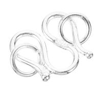 AKOOSY Sterling Silver Necklace Clasp Buckle Smooth Durable Bracelet Connector for DIY Jewelry Making Elegant Silver Clasp for Womens Bracelets and Necklaces Multipurpose Jewelry
