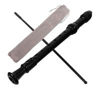 AKOOSY Student Beginner Abs Clarinet with Soft Pouch German-style High-pitched Wind Instrument for Early Music Education and Practice Random Color