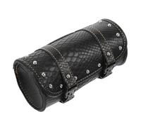 AKOOSY Texture Motorcycle Saddle Bag Durable Splashproof Pannier Mini Tool Storage for Motorbike Enthusiasts and Mechanics