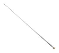 AKOOSY Tour Guide Umbrella Flagpole Stainless Steel Silver Travel Beach