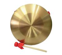 AKOOSY Traditional Copper Percussion Gong Thickened Chinese Musical Instrument with Mallet for Beginners and Professionals Handmade Instrument for Home Music and Feng Shui Decoration
