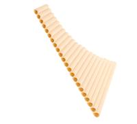 AKOOSY Traditional Pan Flute Instrument Pipes Pure Tone Ethnic Woodwind Flute for Beginners and Adults Left Right Hand Playing Suitable for Students and Professional Use