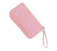 AKOOSY Travel Passport Wallet with RFID Blocking Water-Resistant Multi-Compartment Organizer for Women Portable Document Folder for Secure and Quick Access to Boarding and Credit Cards