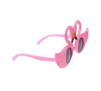 AKOOSY Tropical Hawaiian Sunglasses Novelty Flamingo Eyeglasses for Luau Party Fun Photo Booth Props Bright Tropical Accessories Lightweight and Durable Design for Summer