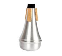 AKOOSY Trumpet Mute Aluminium Straight Jazz Practice Mute for Brass Wind Instruments Quiet Music Accessories