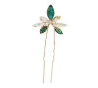 AKOOSY U-shaped Metal Hairpin Handmade Hair Fork for Women Multi-function Hair Bun Accessory for Weddings and Events Elegant Rhinestone Design for Stylish Updos
