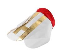 AKOOSY Unisex Clerical Pope Hat for Halloween Cosplay Lightweight Catholic Costume Headgear for Vibrant Miter Crown for Nativity Pageants Theater Props and Religious Role Play Accessories