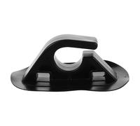 AKOOSY Universal Fit Kayak Paddle Holder Boat Paddle Mount Oar Holder Replacement Clip with Enhanced Stability Made of Sturdy Black Plastic for Watercraft