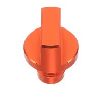 AKOOSY Universal Motorcycle Engine Oil Cap Cover and Oil Filler Plug Replacement Kit, Orange Motorbike Diesel Tank Cap Compatible for Maintenance and Garage Use