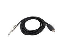 AKOOSY USB Interface Guitar Converter Cable to USB Adapter for with Signal Indicator Compatible with Windows and Os X Systems