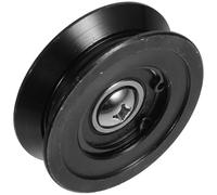 AKOOSY V-grooved Steel Track Wheel with Rolling Bearing for Guide Pulley System, Black Pulley Roller with Good Toughness and Efficient Performance, Suitable for Cnc Machine Tools