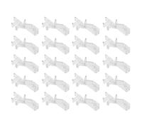 AKOOSY Valance Blinds Clips 20pcs Plastic Invisible Valance Retainer Clip Blind Clips Replacement Easy to Use for Window Blinds