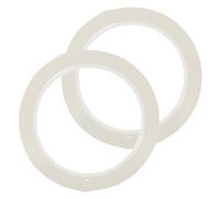 AKOOSY Violin Fingerboard Tape Pvc Material White Colour 2 Rolls Does Not Affect Sound Or Playing for Beginners Suitable for Learning and Training Courses on Bass and Cello
