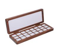 AKOOSY Watercolor Palette Mini Empty Paint Palette Watercolor Paint Pallet with Lid Small with Lid Tray Coffee