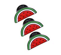 AKOOSY Watermelon Brooch Pin 3pcs Set Cute Kawaii Lapel Pins Cartoon Enamel for Jackets Backpacks Valentine’s Day Party Accessories
