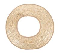 AKOOSY Wheat Straw Hard Hat Sun Shade Visor Lightweight Durable Sun Protection Brim for Outdoor Workers Gardening Construction Sanitation UV Shield Random Color