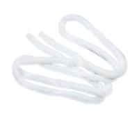 AKOOSY White Faux Fur Trim Ribbon Wide Soft Decorative Edge for Chinese Garment Costume Christmas Holiday Decor Craft Accessory