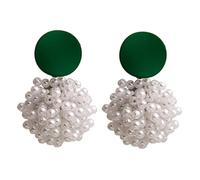 AKOOSY Winter Pearl Earrings for Women Lightweight Dangling Drop Design Skin-friendly Versatile Accessory for Coats and Sweaters Easy to Wear and Secure Fit Fashion Jewelry