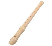 AKOOSY Wood Soprano Recorder, 8-Hole Wooden Wind Instrument for Beginners and Children, Precise Sound Pitch for Arts, Music Practice and Team Playing