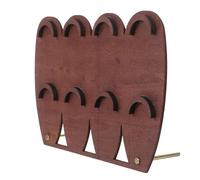 AKOOSY Wooden Bracelet Holder with Two-tier Design for Jewelry Display and Organization Elegant Natural Wood Stand for Bracelets and Bangles Gift for Mother's Day and Anniversary Home