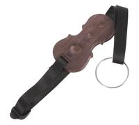 AKOOSY Wooden Cello Endpin Rest Non-slip Thickened Pad with Wide Strap Anti-slip Stopper for Floor Protection and Stable Playing Posture