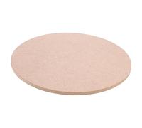 AKOOSY Wooden Pottery Tray Round Clay Board High Density Sculpture Base Plate with Smooth Edges for Pottery Making and Clay Drying Reusable Ceramic Art Tool