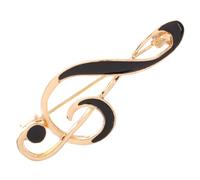 AKOOSY Zinc Alloy Music Note Brooch Pin with Enamel Coating Musical Instrument Lapel Badge for Mens Suits Shirts Backpacks Stylish Music Pins Accessory