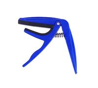 AKOOSY Zinc Alloy Ukulele Capo Clip-on Acoustic Ukelele Blue Adjustable Metal Clamp for Folk Ukulele Guitar Accessories Suitable for Music Performance