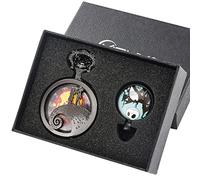 Akopiuto Christmas Soul Night Pocket Watch + Necklace Gift Box Send a Friendship Shipping Pocket Table Pendant Necklace