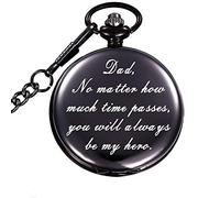 Akopiuto Pocket Watch Pendant Necklace Clock Watch Men and Women Gifts, 11 #