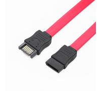 AKORD 2 x SATA 3.0 Extension Cable 50cm - 6Gb/s SATAIII 7-Pin Data Lead for Hard Drives, SSDs and Optical Drives