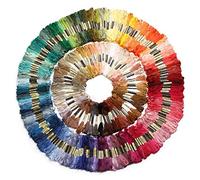 AKORD 250 x Skeins Stranded Deal Embroidery Thread Cross Floss Sewing, Cotton, Multi-Colour