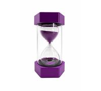 AKORD 30 Minute Hourglass Sand Timer - Purple Decorative Sand Clock, Durable Acrylic Design - 16cm Large Visual Timer