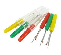 AKORD 6 Pcs Green Yellow Red Plastic Handle Sewing Stitch Thread Unpicker Seam Ripper