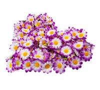 AKORD Artificial Gerbera Daisy Flowers Heads, Purple, 0.38 x 0.38 x 0.2 cm