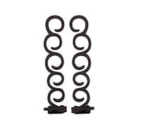 AKORD Fashion French Side Hair Braiding Tool Set, Style C, Black, 2-Piece