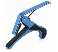 AKORD Guitar Capo, Quick Change Single-Handed Trigger Clamp for Acoustic and Electric Guitars, Blue