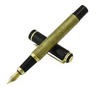 AKORD Luxury Chinese House Calligraphy Fountain Pen - Green/Bronze