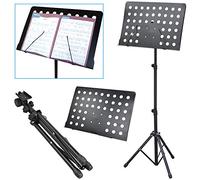 AKORD Metal Adjustable Sheet Music Stand Holder