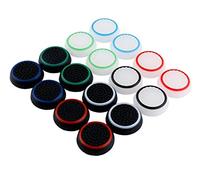 AKORD Pack of 16pcs Thumb Grip Thumbstick Noctilucent Sets for PS2, PS3, PS4, PS5, Xbox 360, Xbox One, Xbox X, Switch Pro Controller