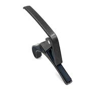 AKORD® QUICK RELEASE ALUMINIUM METAL TRIGGER CAPO FOR ACOUSTIC OR ELECTRIC GUITAR (6-String Black)