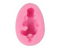 AKORD Sleeping Baby Silicone Mould, Pink, 7 x 5 x 3 cm