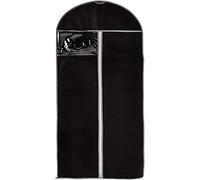 AKORD Strong Breathable Long Garment Storage Bag, Fabric, Black, 117 x 57 x 3.8 cm