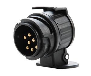 AKORD Waterproof Towing Bar Socket, 13 pin to 7 pin