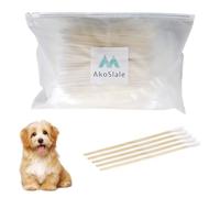 AkoSlale Long Q Tips,600pcs-6 Inch,Bamboo Cotton Swabs for Ears,Long Cotton Buds for Dog Ear Cleaning, Cat and Dog Ear Cleaner Cotton Swabs