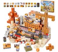 Akosuntoys Magnetic Blocks Set, 150 PCS Magnetic Building Blocks Construction Toys for 3-10 Year Old Boys Girls, Magnetic Tiles Click Blocks Game Birthday Gifts for Kids