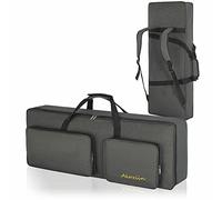 AKOZLIN 49 Key Keyboard Bag Portable Electric Piano Padded Case Gig Case Universal Waterproof Oxford Thicken Gig Bag with 10mm Pearl Padded 31"×10"×4"